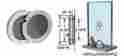 405a C.r Laurence Satin Anodized 4 Metal Cover Speak-thru