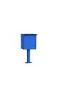 4276blu Salsbury Industries Large Pedestal