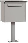 4277gry Salsbury Industries Pedestal Drop Box Jumbo Gray