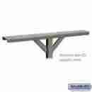 4384d-nic Salsbury Industries Salsburyindustries 4 Wide With 2 Supporting Arms Spreader For Designer Roadsi