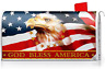 445005937969 Wildlavie Eagle American Flag Magnetic Mailbox Covers God