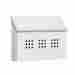 4615wht-salsbury Salsbury Industries Traditional Mailbox Decorative Horizontal Style White 820996461520