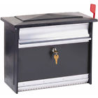 4741 Gibraltar Wall Mount Mailbox Key Locking Mail Black 648260714741