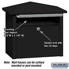 4750-black Salsbury Security Mail House Box With Post Option 737212277677