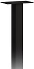 4795blk Salsbury Post In-ground Mounted Mail