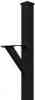 4825blk Ind Modern Salsbury Post Decorative Mailbox Ground Black