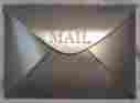 4992988 Pottery Barn Antique Silver Envelope Mailbox