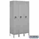 51368gy-a Salsbury Industries 45 In W X 78 H 18 D Single Tier Extra Wide Metal Locker A