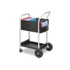 5238bl  Safco Scoot Mail Cart Black Office Furniture Lighting 073555523829