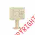 3407d-03san 55.13 Salsbury Industries 7 Door High Unit Inches Double Column 2 Mb2 Doors 1 Mb3
