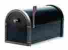 5505b Architectural Mailboxes Coronado Mailbox With Antique Copper Accents Black