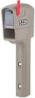 553224 Step Mailbox Post With Newspaper Holder Stone Grey 733538545209