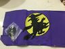 56456 Unbranded Halloween Witch Silhouette On Moon Purple Fabric Mailbox Cover