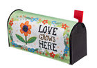 0536488 56614 Evergreen Flag Garden Love Grows Here Mailbox Cover 053648566148