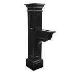 5805b Mayne Liberty Mailbox Post In Black Finish Id