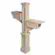 580800100 Mayne Signature Plus Plastic Mailbox Post In Clay 673995857944