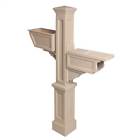 5808c Mayne Signature Plus Mailbox Post In Clay Finish Id