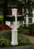 5811-w Mayne Rockport Mailbox Post In White
