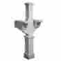 5811-wh Mayne Brand New Rockport Double Mailbox Post White