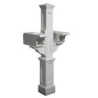 581100000 Polymer Mayne White Post Mailbox