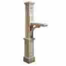 5813c Mayne Newport Plus Mailbox Post In Clay Finish Id 8137