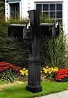 5814-b Mayne Newport Plus Double Mailbox Black 673995581412
