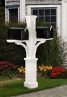 5814-w Mayne Newport Plus Double Mailbox White 673995581405