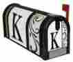 58650 Carson Monogram K Magnetic Mailbox Cover