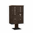 3412d-11brz 59.75 Salsbury Industries 12 Door High Unit Inches Double Column 11 Mb1 Doors 1 Pl5 And