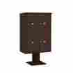 3412d-4pbrz 59.75 Salsbury Industries 12 Door High Unit Inches Double Column Stand-alone Parcel Lock