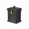 594899 Deluxe Package Delivery Box Elegant Black With Boxlock 733538594894