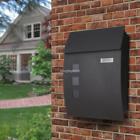 603047337216 Unbrand Outside Wall Mounted Lockable Iron Letterbox Mail