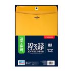 60797 Penandgear Clasp Envelopes Brown Kraft With Gummed Closure For Permanent