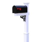 616316227514 Curb Impressions The Davidson Decorative Mailbox System White
