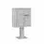 3409d-04gry 62.13 Salsbury Industries 9 Door High Unit Inches Double Column 1 Mb1 3 Mb3 Doors