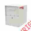 6200g-oj Oj-6200g Oasis Jr Mail Box Post Mount Locking Steel Security Galvanized Slot Gray Rural 832794003130