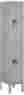 62152gy-u Yozos Storage Lockers Double Tier 1in Wide 5ft 12in Unassembled Standard Metal Locker Gray Office Stor 820996446626