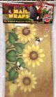 6216 Buzzin Bees Mailwraps Mailbox Wrap Magnetic Sunflower Yellow Summer Cover Std 843259005224