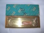 628b3 Ives Nos Brass Letter Box Plate Spring Loaded Door