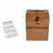 631-01-cop Adir Corp Steel Suggestion Box With Lock Donation Collection Charity Key Drop Black 815236012976
