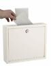 631-03-whi Adiroffice Adir Office Multi Purpose Mail Box With Lock Heavy