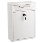 631-04-whi Adiroffice Locking Drop Box 815236017568