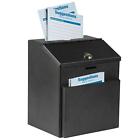 631 Adir Wall Mountable Steel Suggestion Box With Lock 695638368464