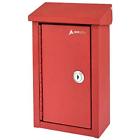 63111red Outdoor Drop Slot Safes Large Key Box Commercial 819598027531