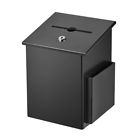 632-01-blk Adiroffice Lockable Suggestion Box Wall Mount Tabletop Key 819598021539