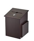 632-01-ma Adiroffice Square Wood Suggestion Box Wall Mountable With 819598021560