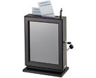 632-blk Adiroffice Black Wood Customizable Glass Comment And Suggestion 815236015540
