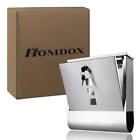 634974156632 Unbranded Wall Mount Mail Box Steel Retrieval Door