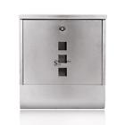 634974418440 Unbranded Stainless Urban Wall Mounted Mailbox With Roll