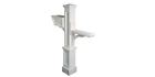 636764281289 Unbranded Mailbox Post White